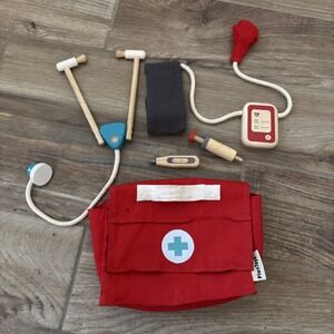 Educational Wooden Doctor Set, 4 Piece - Plan Toys